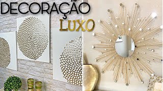 IDEIAS PARA CASA  Ideias de Decoração de Parede para Apartamento [upl. by Anneres]