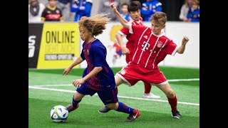 Europas beste U15Fußballer  MTUCup 2017  FC Barcelona ManUnited FC Bayern AC Milan Ajax [upl. by Sullecram]