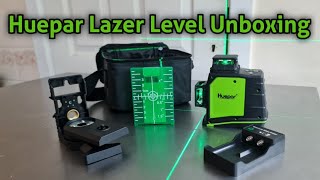 Huepar Lazer Level Unboxing 360° Self Leveling GF360G [upl. by Spiros477]