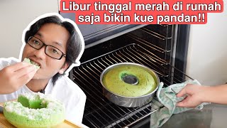 LIBUR TANGGAL MERAH DI RUMAH SAJA BIKIN KUE PANDAN AKHIRNYA BIKIN SENDIRI DI RUMAH [upl. by Kristyn]