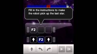 Robozzle Tutorial  Counting using the stack [upl. by Enaenaj]