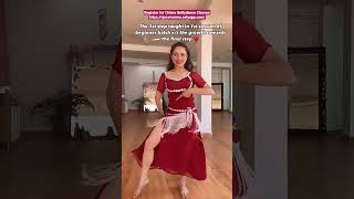 How to Bellydance 🔥 Learn Online ♥️ bellydance ytshorts howto [upl. by Eibbed642]