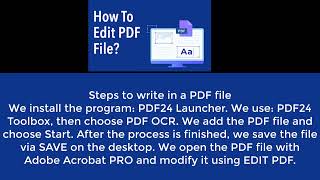 How EDIT PDF DOC [upl. by Sergu]