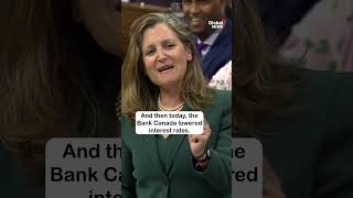 Freeland says Edmonton Oilers Stanley Cup finals BoC interest rate cut shows “Canada is on a roll” [upl. by Pallaton]