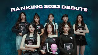 ranking almost every 2023 kpop debut [upl. by Esinev]