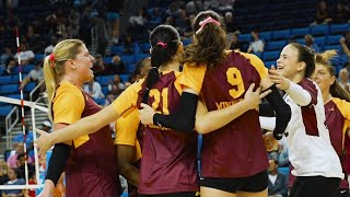 Cinematic Gopher Volleyball Takes Down UCLA in 5 [upl. by Zetnod]