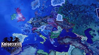 HOI4 Kaiserreich Timelapse 19361947 AI Only An Island Unconquered [upl. by Gabbie]