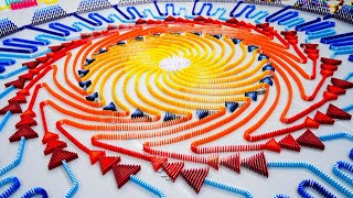 Building the COLLOSSAL Spiral in 100000 Dominoes  Destination Domino 2024 [upl. by Winston]