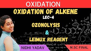 Oxidation of alkenes Ozonolysis Leimux Reagent [upl. by Eelac841]