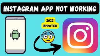 Instagram Not Working on Android 2022  INSTAGRAM Not working On Mobile data Fix [upl. by Lais]