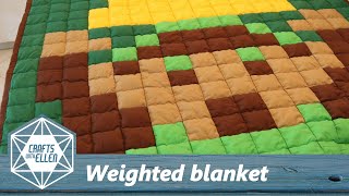 How to make a weighted blanket  Sewing project [upl. by Salahcin133]