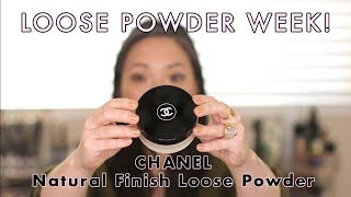 LOOSE POWDER WEEK Chanel Natural Finish Loose Powder [upl. by Florencia]