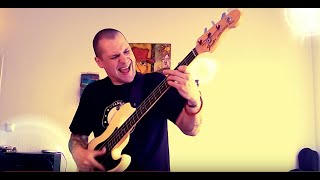 Russian National Anthem on slap bass [upl. by Tahp]