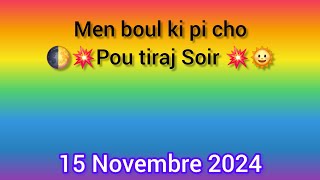 Boul ki paka pa soti jodia 15 Novembre 2024 like partaje [upl. by Ora]