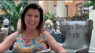 Interview of Kimberlin Brown in Paris  June 14th 2023 [upl. by Neeven]