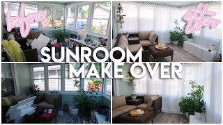 Home Decor Vlog SUNROOM TRANSFORMATION [upl. by Aekim]