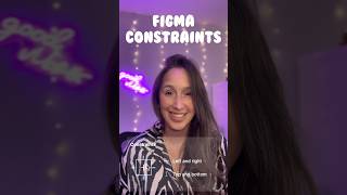 Figma constraints in 60 seconds ￼figmatutorial figmadesign figma [upl. by Nadroj324]