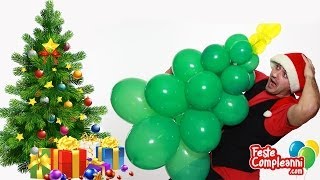 Albero di Natale con Palloncini  Decorazioni Natale  Tutorial 49  Feste Compleanni [upl. by Ameer940]