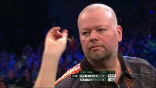 Raymond van Barneveld  137 Checkout  2018 Masters Darts  Semi Final [upl. by Ahsenat528]