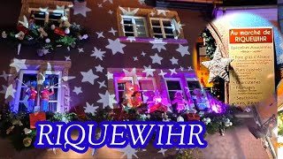 Marché de Noël de Riquewihr Decembre 2021En hiver aussi jolie que lété [upl. by Hans]