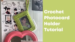 Crochet Photocard Holder [upl. by Anglo]