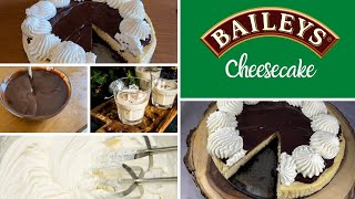 St Patricks day BAILEYS IRISH CREAM CHEESECAKE [upl. by Firmin]