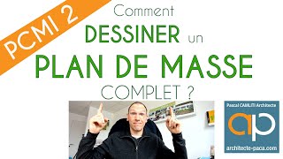 ✏️ PLAN DE MASSE  Comment faire facilement un plan de masse [upl. by Lynea]