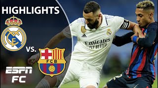 🔥 El Clasico Tensions 🔥 Real Madrid vs Barcelona  Copa Del Rey Highlights  ESPN FC [upl. by Brabazon95]