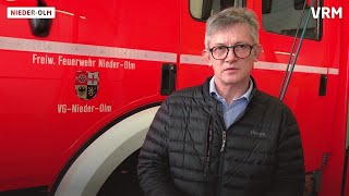 Feuerwehr der VG NiederOlm bekommt neue Zentrale [upl. by Oneal]