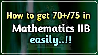 How to Get 7075 in Maths 2B  Get Good Score to Maths 2B Exam  AP Inter Public Exams  KMEC [upl. by Tucker]