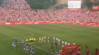 Himne Girona FC  CD Tenerife • Final Playoff 11062022 [upl. by Aneetsirk]