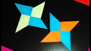 Very easy Origami ninja star or shuriken Paper ninja star  Only 3 minutes [upl. by Eirok875]