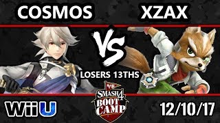 S4BC Smash 4  Cosmos Corrin vs RPS  Xzax Fox  WiiU Losers 13ths [upl. by Otsuj]