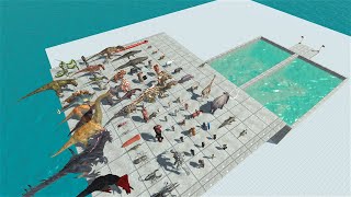 Try Not To Fall In Megalodon or Purussaurus Pool  ARBS [upl. by Safier719]