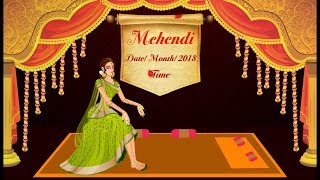 TRADITIONAL RAJASTHANI MARWARI WEDDING INVITATION  VG701  BRIDE SIDE [upl. by Elylrac]