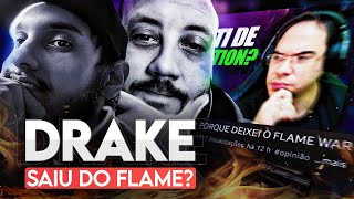 React DRAKE SINCERO  Porque deixei o FLAME WAR  Respondendo as POLÊMICAS [upl. by Oirad]