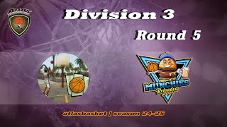 Atlasbasket  Div 3Round 5  SAN ANDREAS vs MUNCHIES RELOADED [upl. by Dnomsaj87]