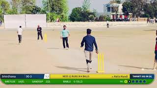 Hamzapur cricket Cup Fatehabad2Semi final Ratia mandi vs Bhirdana Ajay chanchakover 6 [upl. by Lefton318]