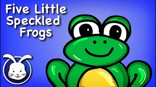 Five Little Speckled Frogs Song  Nursery Rhymes For Baby Kindergarten amp PreSchool [upl. by Rowell]