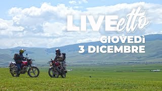 LIVEetto del 3 dicembre 2020 moto piccole e grandi avventure [upl. by Niledam602]