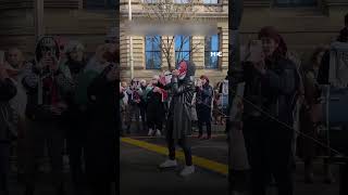 ProPalestine protesters rally outside Parliament Hill in Ottawa [upl. by Rehtul599]