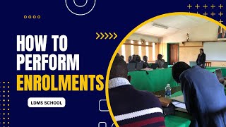 LDMS School  How to Perform an Enrolment Application Edited [upl. by Hermie]