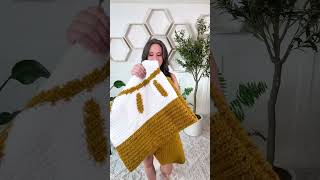 Hello Sunshine Free Crochet Blanket Pattern  Make a Quillow [upl. by Lehsar]