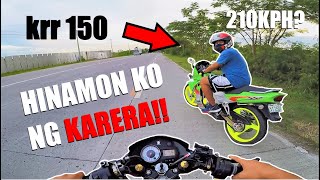 Hinamon ng karera  Raider 150 VS Krr 150 [upl. by Sidras]