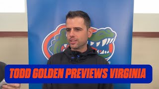 Todd Golden Recaps Thanksgiving Tournament Title Previews Virginia Game  Florida Gators Basketball [upl. by Llenyaj]