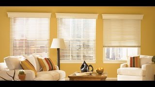 Faux Wood Blinds for Large Windows in Living Room [upl. by Aikahc]