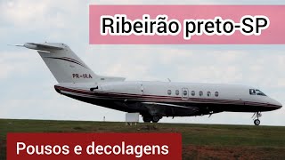 pouso e decolagens  aeroporto de Ribeirão pretoSP [upl. by Ariaz]