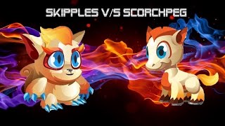 monster legends skipples vs scorchpeg [upl. by Enneiluj21]