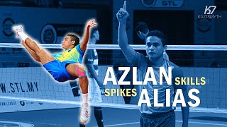 Azlan Alias  Spikes amp Skills  HD Reupload [upl. by Bohaty]