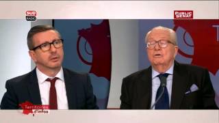 Invité  Jean Marie Le Pen  Territoires dinfos  Le best of 05022016 [upl. by Mahtal]